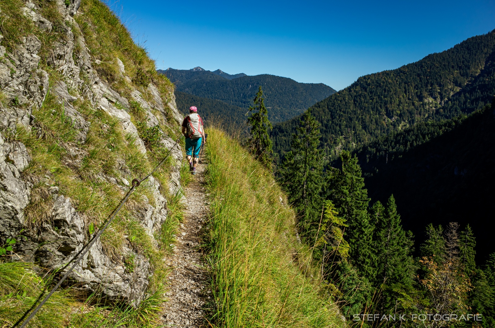 Abstieg von der Hohen Kiste durch's Pustertal